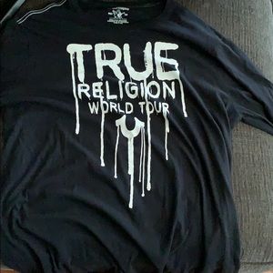 Black true religion long sleeve shirt